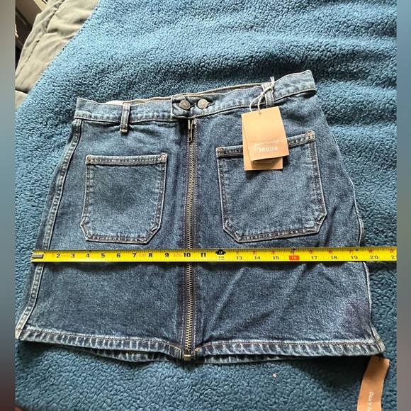 Reformation Anna patch pocket mini zipper skirt size 30 NEW NWT - Picture 15 of 16